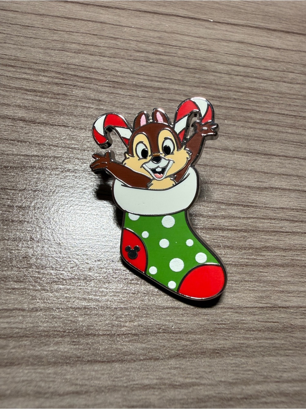 Disney Pins Christmas Chip Chaser